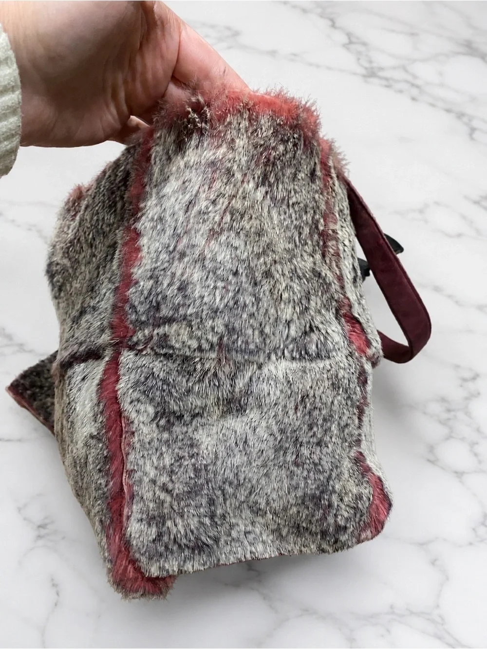 Rare CHANEL Lapin Rabbit Fur Tote